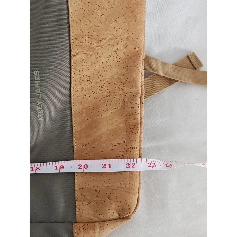 Atley James Dakota Backpack Tan Brown Cork New Minimalist Bag Satchel‎